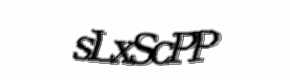 Security check image, please type the characters shown